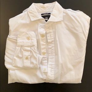 Barely worn G Star Raw white oxford long sleeve